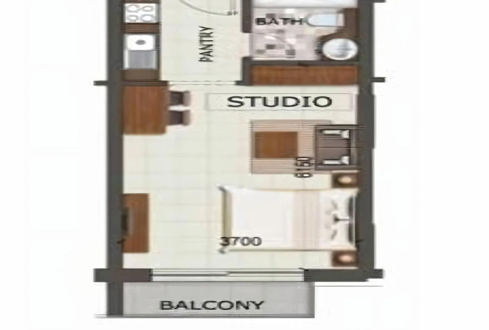 Chic Studio In Oxford Terraces With Pool & Gym Dubai